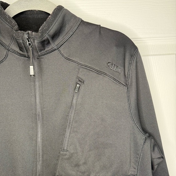 5.11 Tactical Black Quarter-Zip Pullover Jacket Mens Size Large GUC, see photos - Picture 2 of 7